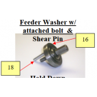 Patty-O-Matic Protege Feeder Washer and Sheer Pin